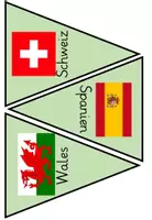 Vorschau - Mal- und Bastelvorlagen - Fußball Frauen EM 25: Wimpel - Seite 3