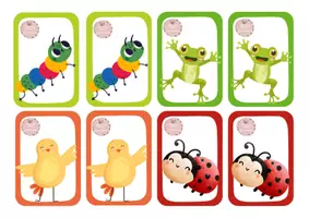 Vista previa - Tarjetas / Manipulativos - MEMORY DE PRIMAVERA,JUEGO DE OBSERVACIÓN Y MEMORIA🌸🦋 - Portada