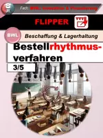Vorschau - Unterrichtsreihen - Bestellrhythmusverfahren (Beschaffung Flipper 3/5) - Deckblatt