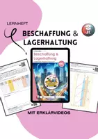 Vorschau - Arbeitsblätter - Beschaffung und Lagerhaltung interaktives Lernheft inkl. Lösungsheft - Deckblatt
