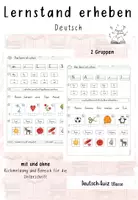 Vorschau - Test - Lernstandserhebung⎟Quiz: Deutsch 1. Klasse - Deckblatt