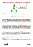 Aperçu - Feuilles d'exercices - SAINT PATRICK’S DAY IN IRELAND – Listening & Reading - Page 3