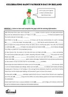 Vorschau - Arbeitsblätter - SAINT PATRICK’S DAY IN IRELAND – Listening & Reading - Seite 1
