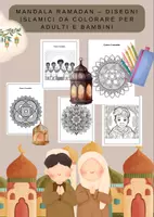 anteprima - Materiale per pittura e bricolage - Mandala Ramadan – Disegni Islamici da Colorare per Adulti e Bambini - Pagina di copertina