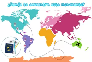 Vista previa - Tarjetas / Manipulativos - Explora Monumentos del Mundo - página 1