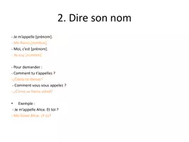 Aperçu - Préparation de séance / Séance complète - Se_presenter en Français_niveau A1 - Page 3