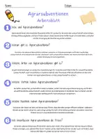 Vorschau - Arbeitsblätter - Agrarsubventionen Arbeitsblatt 7. & 8. Klasse Landwirtschaftsförderung AB mit Lösungen - Seite 2