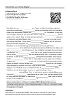 Vorschau - Arbeitsblätter - Arbeitsblätter zum Thema "Ellipse" (Lückentext, Hörverstehen) + Lösung & MP3 - Deckblatt