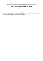 Vorschau - Unterrichtsreihen - Säure & Laugen 6 | saure Lösungen mit Kalk und Metalle - Seite 1