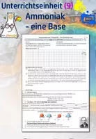 Vorschau - Unterrichtsreihen - Säuren & Laugen 9 | Ammoniak – eine Base - Deckblatt