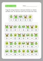 Vorschau - Arbeitsblätter - Visuelle Wahrnehmung: Schau genau! - Monster - Seite 3