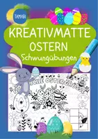 Vorschau - Mal- und Bastelvorlagen - Schwungübungen Vorschule - Kreativmatte "Ostern" - Schwungübungen - malen & zeichnen | Vorschule | Schwungübungen Klasse 1 | Ostern Kindergarten | Aufgaben für Schnelle | Ich bin fertig Aufgaben | Lückenfüller | Ausmalbilder Ostern - Deckblatt
