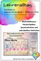 Vorschau - Anderer Materialtyp - Materialpaket Feedback Arbeitsverhalten, Hausaufgaben, Sozialverhalten, persönliches Verhalten, Regeln - Seite 1