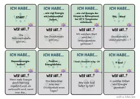 Vorschau - Spiele - Grundumsatz , Leistungsumsatz, Energiebedarf - Spiel - Seite 1