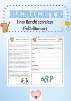 Vorschau - Arbeitsblätter - Berichte - Deckblatt