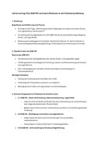 Vorschau - Stundenentwürfe - SGB VIII und seine Relevanz in der Erzieherausbildung: Lehrervortrag, Handout, Fallbeispiel, Arbeitsauftrag - Seite 1