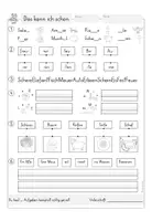 Vorschau - Test - Lernstandserhebung⎟Quiz: Deutsch 1. Klasse - Seite 3