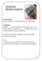 Vorschau - Arbeitsblätter - Einfaches Bändeli knüpfen - ohne Vorkenntnisse - Seite 2
