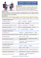 Aperçu - Feuilles d'exercices - Exercice FLE A1 : Recherche d’emploi 👔Comprendre une petite annonce - Page 1