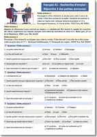 Aperçu - Feuilles d'exercices - Exercice FLE A1 : Recherche d’emploi 👔Comprendre une petite annonce - Page de couverture