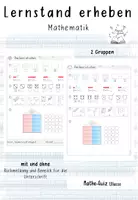 Vorschau - Test - Materialpaket (wachsend): Lernstandserhebungen Mathe 1. Klasse - Deckblatt