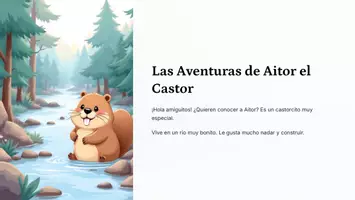 Vista previa - Presentaciones - Las Aventuras de Aitor el Castor - Portada