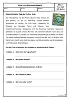 Vorschau - Unterrichtsreihen - 04-22 Internationaler Tag der Mutter Erde - Deckblatt