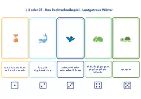Vorschau - Spiele - 1, 2 oder 3? - Das Rechtschreibspiel - Lautgetreue Wörter - Seite 3