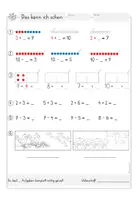 Vorschau - Test - Lernstandserhebung⎟Quiz: Mathe 1. Klasse - Seite 3
