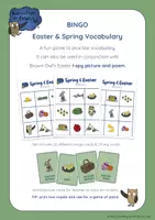 Vista previa - Juegos / Gamificación - Brown Owl's Spring & Easter - BINGO - Portada
