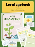 Vorschau - Arbeitsblätter - Lerntagebuch für die Grundschule - Deckblatt