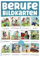 Vorschau - Poster - Berufe Bildkarten Deutsch als Zweitsprache und Sachunterricht - Deckblatt