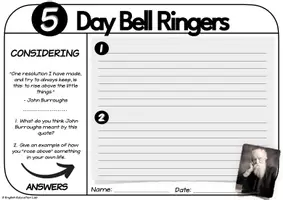 Vorschau - Arbeitsblätter - Weekly Bell Ringers- Trials and Tribulations- Vol. 1 - Seite 3