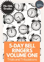 Vorschau - Arbeitsblätter - Weekly Bell Ringers- Trials and Tribulations- Vol. 1 - Deckblatt