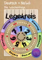 Vorschau - Spiele - Legekreis - Die Wochentage - Deckblatt