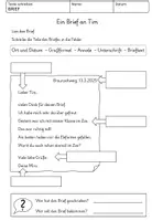Vorschau - Arbeitsblätter - Texte schreiben "Briefe" - Fördermaterialien - Seite 3