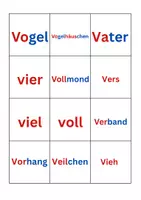 Vorschau - Spiele - Bild und Wortkärtchen, zuordnen, Merkblatt - Seite 2