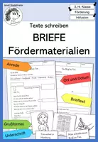 Vorschau - Arbeitsblätter - Texte schreiben "Briefe" - Fördermaterialien - Deckblatt