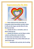 Vorschau - Text - Segenswünsche für dich - Seite 1