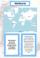 Vorschau - Stationenlernen - Britisch Kurzhaar (Katzenrasse aus Europa) – Steckbrief inklusive – Kontinente entdecken – Montessori Lernkarten zur kosmischen Erziehung - Seite 2