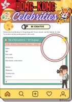 Vorschau - Arbeitsblätter - Hong-Kong Celebrities Writing - Grade 9 - Seite 3