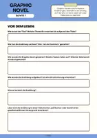 Vorschau - Arbeitsblätter - Graphic Novels lesen und analysieren - Seite 1