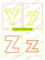Vista previa - Juegos / Gamificación - Abecedario o alfabeto | flash cards mayúsculas y minúsculas - página 2