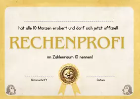 Vorschau - Arbeitsblätter - Pingos Rechenwerkstatt - Kopfrechnen im ZR 10 - Seite 1