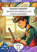 Vorschau - Arbeitsblätter - Gedichte Klasse 5/6: Paarreim, Kreuzreim, umarmender Reim - Deckblatt