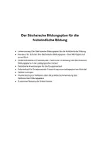 Vorschau - Stundenentwürfe - Bildungsplan für die frühkindliche Bildung: Lehrervortrag, Handout, Unterrichtsentwurf, Gruppenarbeit, Arbeitsblatt, Reflexionsfragen, Musterlösungen, Zusammenfassung - Deckblatt