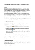 Vorschau - Stundenentwürfe - Bildungsplan für die frühkindliche Bildung: Lehrervortrag, Handout, Unterrichtsentwurf, Gruppenarbeit, Arbeitsblatt, Reflexionsfragen, Musterlösungen, Zusammenfassung - Seite 1