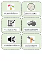 Vorschau - Anderer Materialtyp - Rollenkarten Gruppenarbeit - Deckblatt