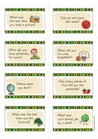 anteprima - Materiale di supporto/inclusione - Simple Past Speaking Cards; 39 carte di conversazione (Inglese) - Pagina 3