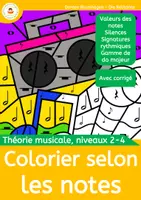 Aperçu - Feuilles d'exercices - Colorier selon les notes – Apprentissage ludique du solfège - Page de couverture